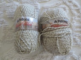 2 - 3.5 Oz. Patons Classic Wool 100% New Wool #77010 Natural Marl, Same Lot Yarn - £9.39 GBP