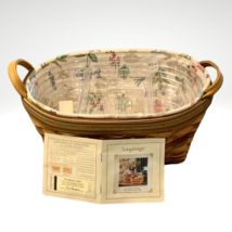 Longaberger Autumn Reflections Large Basket Daily Blessings Liner &amp; 2 Protectors - £43.84 GBP