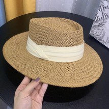 2023 New Clic  Raffia Straw  Hat for Women Men Summer  Beach  Bucket Hats UV Pro - £40.51 GBP