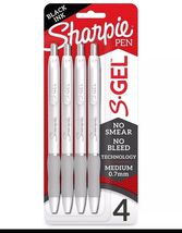 Sharpie S-Gel Retractable Gel Pen Medium Point Black Ink 4/Pack (2126207) - $12.04