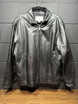 Wilsons Leather Men&#39;s M. Julian Black Leather Jacket Size XL- Classic Motorcycle - £58.85 GBP