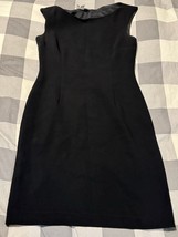 Anne Klein Petite Little Black Dress Size 8 Sleeveless Sheath Zip Back C... - $407.52 MXN