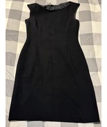 Anne Klein Petite Little Black Dress Size 8 Sleeveless Sheath Zip Back C... - $29.82 CAD