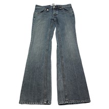 Armani Exchange Jeans Womens 4 Blue Flare Low Rise Cotton Pocket Denim Pants - £22.30 GBP