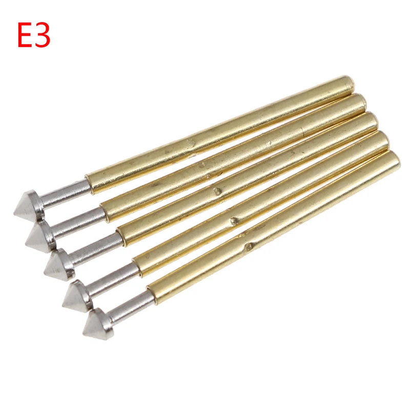 100pcs P75-E2 / P75-E3  Spring Test Probe Pogo Pin 1.m Conical Head  Plated 1.0m - £129.64 GBP