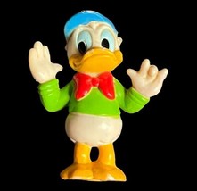 Disney Louie Duck Tales PVC Mini Plastic Figure 2&quot; Vintage Applause Toy Cake Top - £5.93 GBP