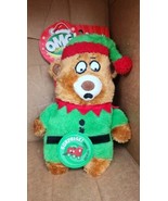 OMG Surprise 2-in-1 Plush Merry Bear-y Medium Dog Toy + Squeaky Train - £10.09 GBP