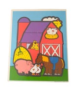 Fisher Price Jigsaw Puzzle Little People Barnyard Cardboard Horse Chick ... - £7.08 GBP
