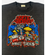 Vintage CRYPTIC SLAUGHTER "Money Talks" 1987 Tour T-Shirt, Direct Merchandising - £1,152.66 GBP