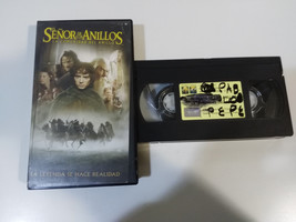 El señor de los anillos La Communauté del Bague - VHS Film Tape Castillan - $199.39 MXN