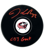 Jonathan Quick Autographed Blue Jackets Puck Inscribed CBJ GOAT Signed C... - $3,973.27 MXN