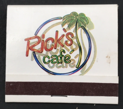 Rick&#39;s Cafe Restaurant Bar Matchbook Kowloon Wanchai Hong Kong Full 16 U... - £7.43 GBP