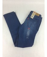 Levis 711 Girls Skinny Jeans Dark Blue 12 Regular - £18.64 GBP