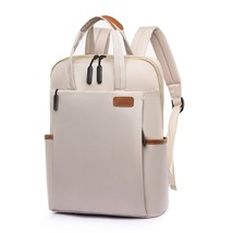 Waterproof Women Business Backpack Fashion Ox Student School Backpa 13.4 Inch La - £33.32 GBP