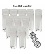 Round Dime Coin Tubes 18mm by BCW 10 pack - $13.56 CAD