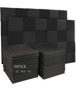 Heweiyhy 50 Pack Soundproof Studio Foam For Walls, Sound Insulation Pane... - $47.92