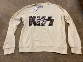KISS Sweater Adult Extra Small XS Pullover Sweatshirt Rock Band NWT - £14.80 GBP