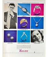 ZALES JEWELERS - Watches - Wedding Rings - 1964 Vintage Print Ad - €9,26 EUR