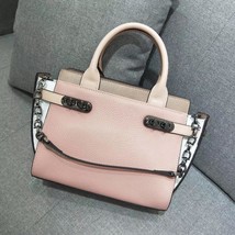 Famous Brand Designer Women Handbag Genuine Leather Luxury Panelled Patt... - $141.98