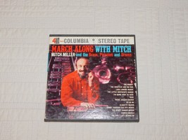 RARE!! March Along With Mitch Miller Reel Tape Columbia CQ 306 4 Track  7 1/2IPS - £7.90 GBP