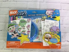 Nickelodeon The Fairly Odd Parents Tattoo Trickery Temporary Tattoos Set 2003 - £19.38 GBP