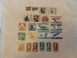 Lot of 22 East Germany Stamps 1968-1969, 1971, 1973 Art, Fossils, Sports, More - £15.98 GBP