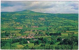 Postcard Usk Valley &amp; Sugar Loaf Above Govilon Road From Blaenavon Wales UK - £1.65 GBP