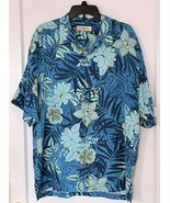 Hawaiian Style Shirt - Tommy Bahama - Island Floral Pattern - Sz L - £23.36 GBP