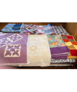 Vintage 1960 - 1970s Tie Quilts - never used - $25.00 - $30.00