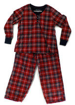 Nautica Pajama Set Womens Sz Xxl Red Navy Plaid 2PC Sleepwear Long Sleeve Nwot - £8.21 GBP