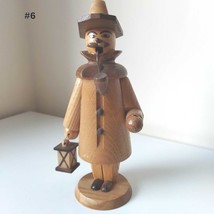 Vintage Wooden Smoker Night Watchman Raucher 7&quot; - $556.70 MXN