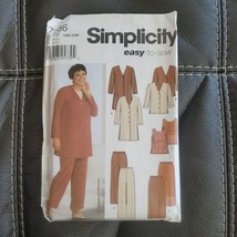 Simplicity Sewing Pattern 7186 Women&#39;s JACKET, TOP, PANTS &amp; SKIRT 18W-24W - $13.29