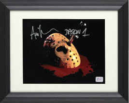 Ari Lehman signed Friday the 13th Jason Voorhees 8x10 Photo Custom Framing w/ Ja - £63.89 GBP