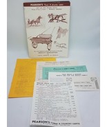 Vtg 1960s Pearson&#39;s Towne &amp; Country Carts Catalog #63 w Price Lists &amp; Bo... - £34.91 GBP