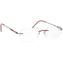 Silhouette Eyeglasses 7534 40 6079 Titan Red Rimless Frame Austria 51[]1... - $99.99