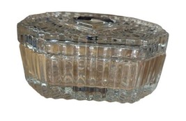 Crystal Clear Industries Yugoslavia 24% Lead Crystal Covered Dish Mint condition - £22.53 GBP