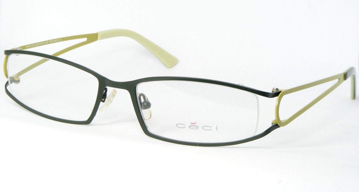 CECI Modèle 5049 Col.880 Vert Lunettes Métal Cadre 53-18-137mm Allemagne - $56.53 CECI Modèle 5049 Col.880 Vert Lunettes Métal Cadre 53-18-137mm Allemagne - $56.53