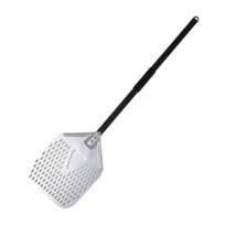 Anygleam Pizza Shovel 25cm X 106cm Silver for Perforated Peel with Metal... - $94.50