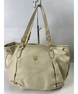 MCM Tote/Shoulder Bag White - $3,658.37 MXN