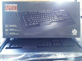 SteelSeries Apex Raw Gaming Low Profile Computer GERMAN Keyboard Illuminated - £22.51 GBP