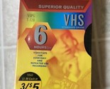 TDK Premium Quality QS T-120 RV Sealed VHS Tape 6 hours - $11.29