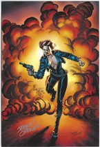 Jerry Ordway SIGNED Rob Jones Perfect Storm Comic Art Print ~ Erin Storm - £7.77 GBP