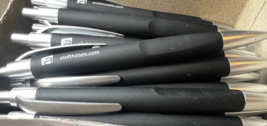 50 ct Push Click Retractable Pens Black Ink Ballpoint Aloft Hotels Print... - $19.75