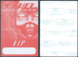 Fuel OTTO Cloth VIP Pass from the 2000-01 Something Like Human Tour - $4.00
