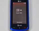 LG Xenon GR500 Blue QWERTY Keyboard Slide Phone (AT&amp;T) - £23.58 GBP