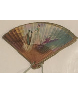 vintage Tally Card Woman On Fan Box2 - $12.86