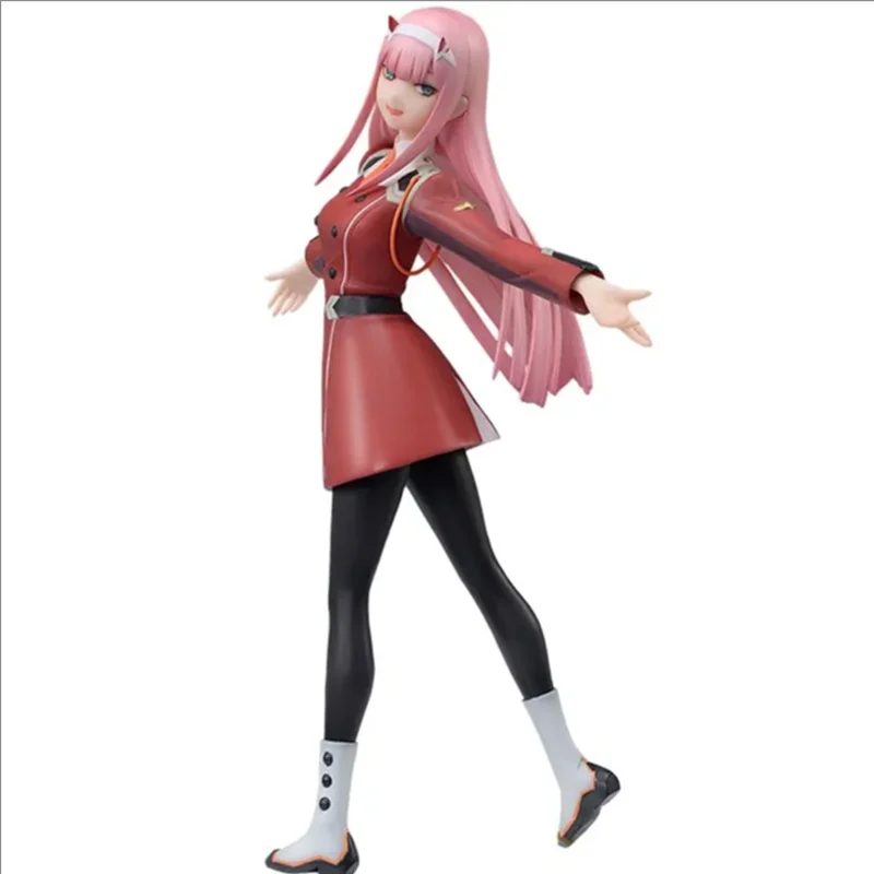 Anime Action Figures Zero Two Darling In The Franxx Redhead Standing Doll Anime - £25.25 GBP+