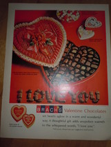 Brach&#39;s Valentine Chocolate Print Magazine Ad 1965 - £4.68 GBP