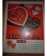 Brach&#39;s Valentine Chocolate Print Magazine Ad 1965 - €5,16 EUR