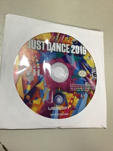 Primary image for Just Dance 2016 Nintendo Wii Video Game DISC ONLY kinect rhythm fitness music